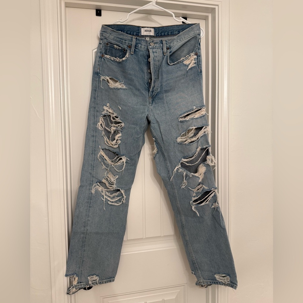 agolde 90s mid rise loose fit in unhinged